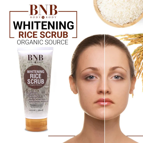 BNB Rice Extract Brightening Glow Kit – Face Wash, Scrub & Mask