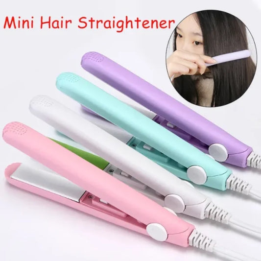 Mini Portable Hair Straightner / Air Smooth, Silky, Frizz-free And Healthy. (with Packing Box) (random Color)